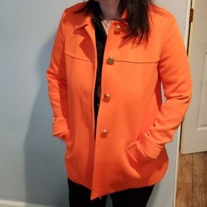 Michael Kors Orange Pea Coat